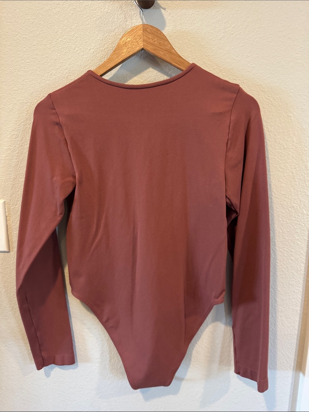 a new day Long Sleeve Bodysuit in Dusty Rose - Picture 4 of 4